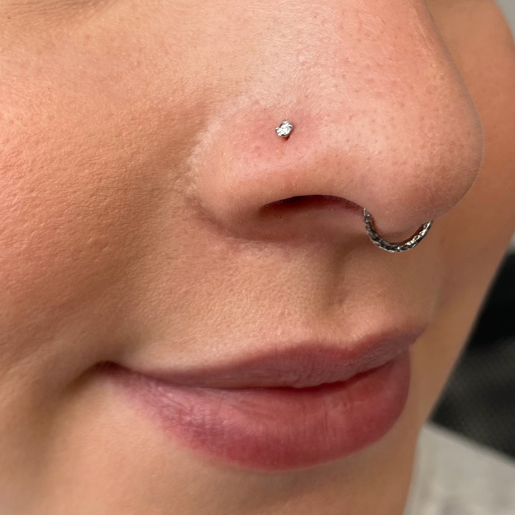 Nose ring healing on sale stages