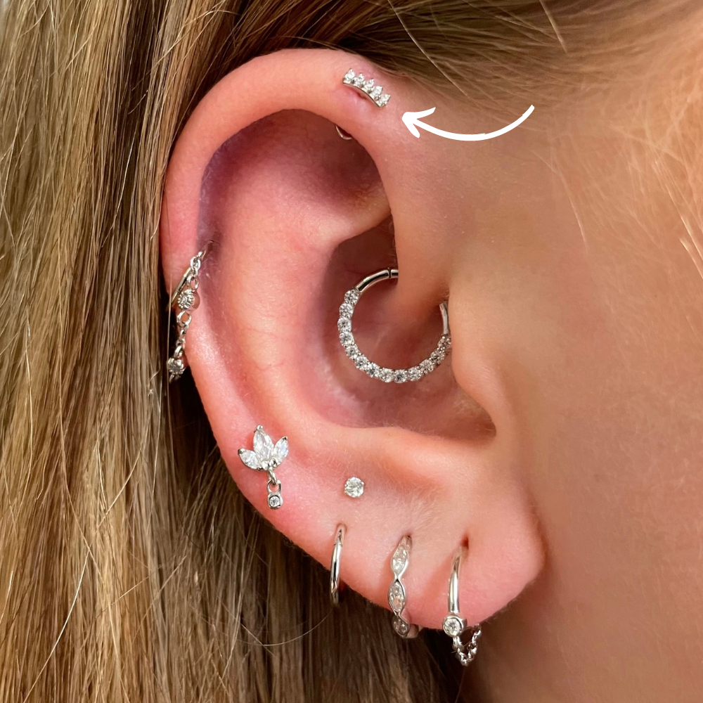 Amazon.com: Forward Helix Earrings